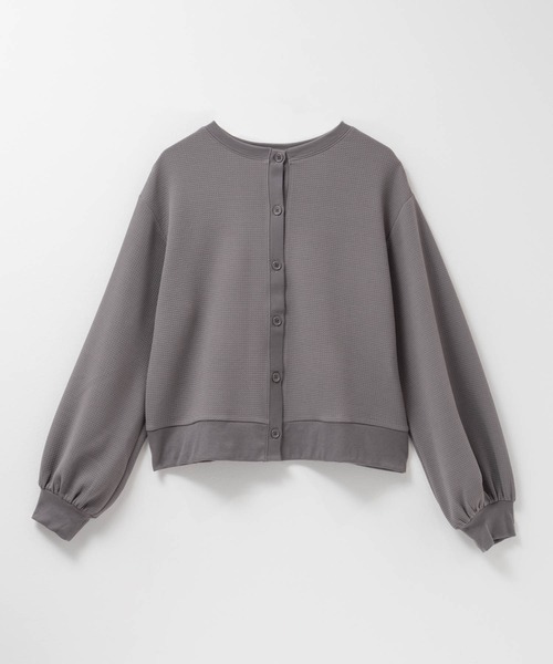 NAVY(ネイビー)の「nAvy ジャガードカーディガン(カーディガン/ボレロ・レディース・ベージュ/ブラック/チャコールグレー・M/L)」の19枚目の写真