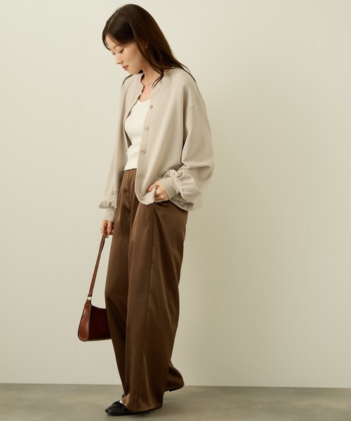 NAVY(ネイビー)の「nAvy ジャガードカーディガン(カーディガン/ボレロ・レディース・ベージュ/ブラック/チャコールグレー・M/L)」の17枚目の写真