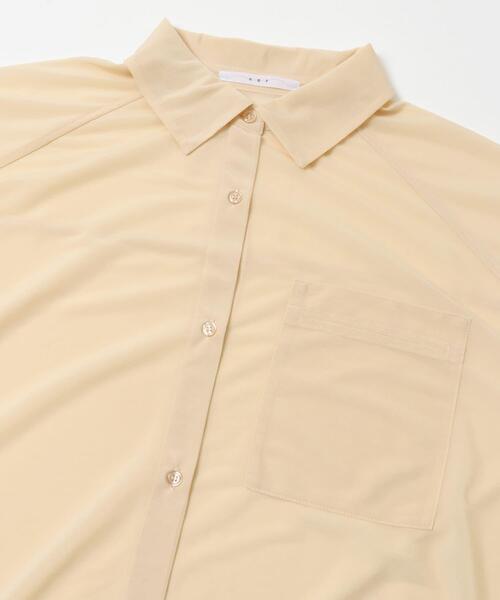 KBF（ケイビーエフ）の「シアールーズシャツ（シャツ/ブラウス・レディース・チャコールグレー/ベージュ/ピンク・ONE）」の12枚目の写真