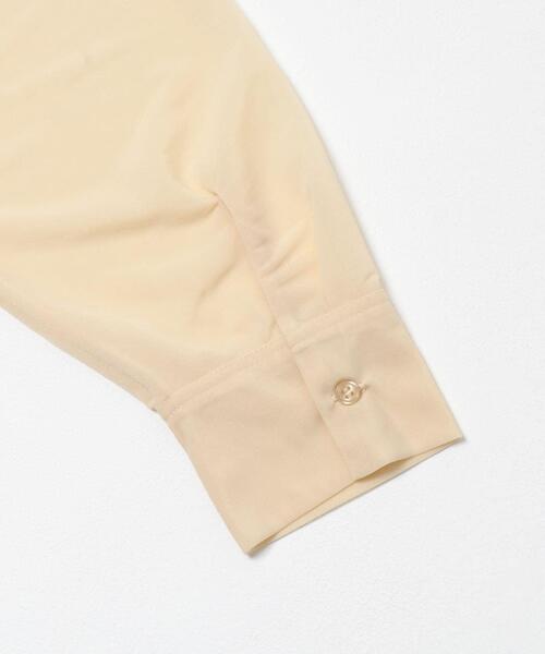 KBF（ケイビーエフ）の「シアールーズシャツ（シャツ/ブラウス・レディース・チャコールグレー/ベージュ/ピンク・ONE）」の14枚目の写真