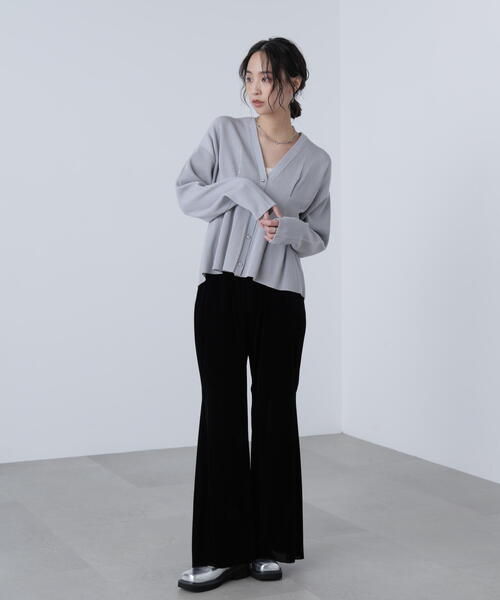 FREE'S MART（フリーズマート）の「◆〈ＭＦＭ〉ベロアパンツ（その他パンツ・レディース・ブラック/ブラウン・SMALL/MEDIUM）」の8枚目の写真