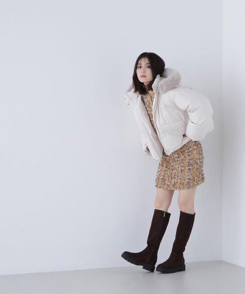 ◇フードファーショートダウン（ダウンジャケット/コート）｜NATURAL