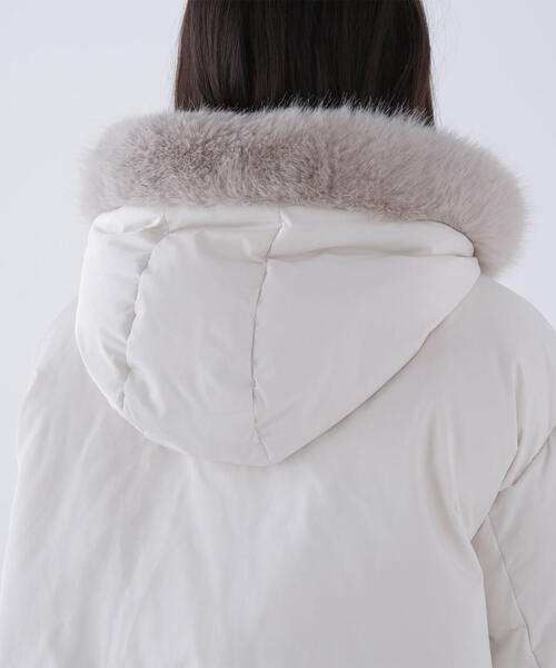 ◇フードファーショートダウン（ダウンジャケット/コート）｜NATURAL