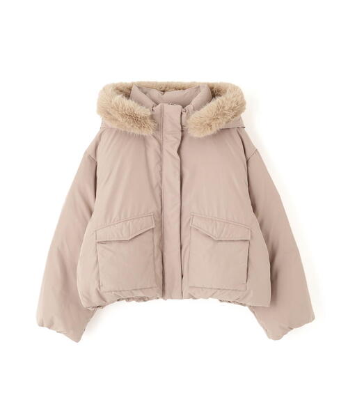 ◇フードファーショートダウン（ダウンジャケット/コート