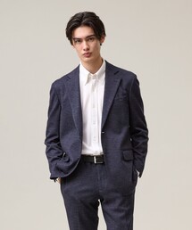 快適さとエレガンスを纏う【セットアップ対応 / ストレッチ】SOFAニット ハイグレードジャージー ジャケット
