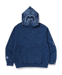A BATHING APE エイプ　フルジップアップパーカー　ブルー A BATHING APE｜アベイシングエイプのパーカー（ブルー