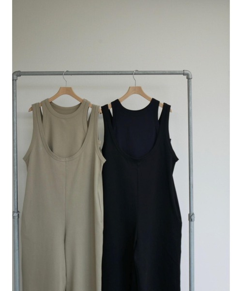 TRUNC(トランクエイティーエイト)の「Layered All In One(サロペット/オーバーオール・レディース・ブラック/カーキ・FREE)」の22枚目の写真