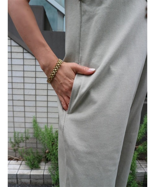 TRUNC(トランクエイティーエイト)の「Layered All In One(サロペット/オーバーオール・レディース・ブラック/カーキ・FREE)」の12枚目の写真