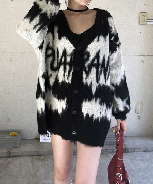 SPIRALGIRL(スパイラルガール)の「配色ミドルカーデ(カーディガン/ボレロ・レディース・ブラック/レッド/イエロー・FREE)」の18枚目の写真