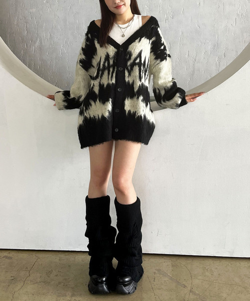 SPIRALGIRL(スパイラルガール)の「配色ミドルカーデ(カーディガン/ボレロ・レディース・ブラック/レッド/イエロー・FREE)」の19枚目の写真