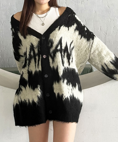 SPIRALGIRL(スパイラルガール)の「配色ミドルカーデ(カーディガン/ボレロ・レディース・ブラック/レッド/イエロー・FREE)」の20枚目の写真