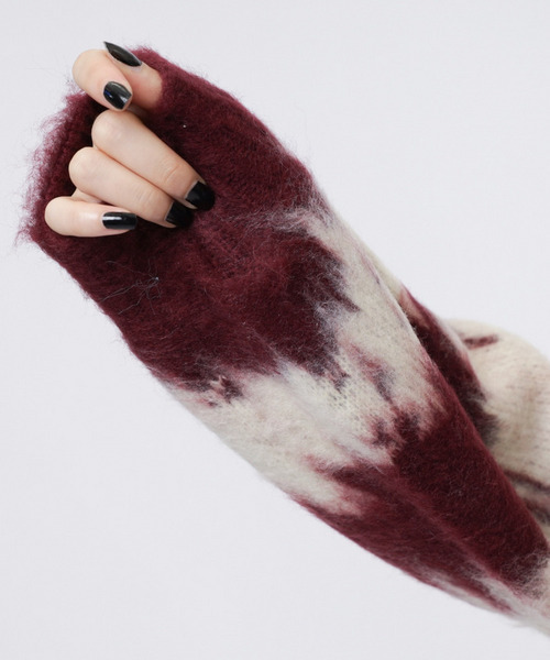 SPIRALGIRL(スパイラルガール)の「配色ミドルカーデ(カーディガン/ボレロ・レディース・ブラック/レッド/イエロー・FREE)」の5枚目の写真