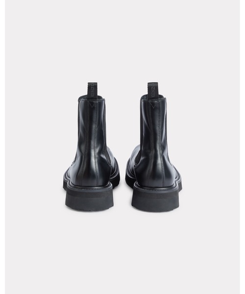 KENZO(ケンゾー)の「'KENZOSMILE' レザー チェルシー ブーツ(ブーツ・メンズ・ブラック系その他・42/41)」の3枚目の写真