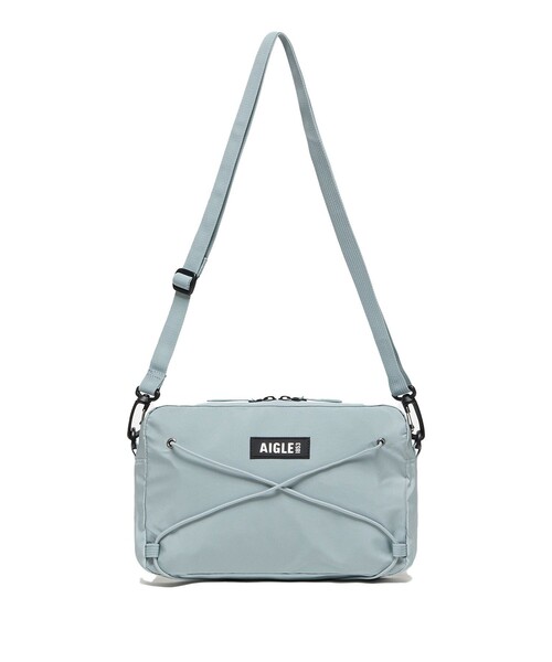 AIGLE（エーグル）の「ライト＆コンパクト ミニショルダーバッグ（ショルダーバッグ・レディース・ブラック/ブルーグレー/アイボリー・FREE）」の3枚目の写真