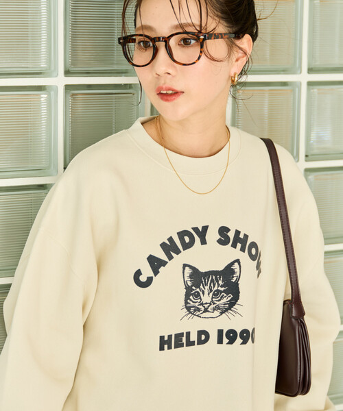 セール】限定展開 アニマル カレッジ フロッキー ロゴ スウェット