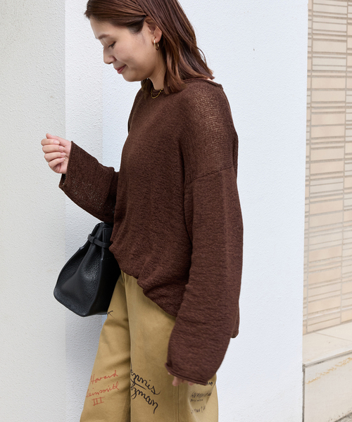 ジャーナルスタンダード（JOURNAL STANDARD）/テープヤーンルーズプルオーバー テープヤーンルーズプルオーバー（ニット/セーター）｜JOURNAL