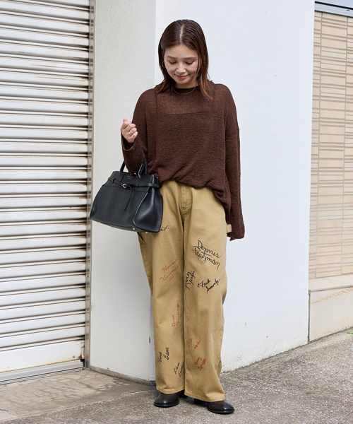 テープヤーンルーズプルオーバー（ニット/セーター）｜JOURNAL