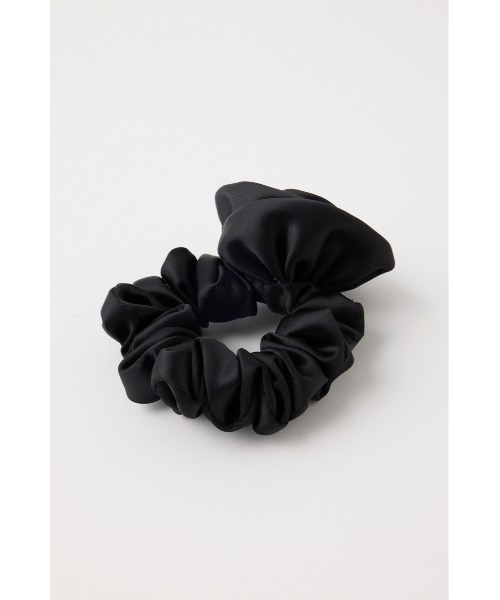 MOUSSY（マウジー）の「ROSE MOTIF　シュシュ（ヘアゴム・レディース・ブラック/キナリ・FREE）」の4枚目の写真