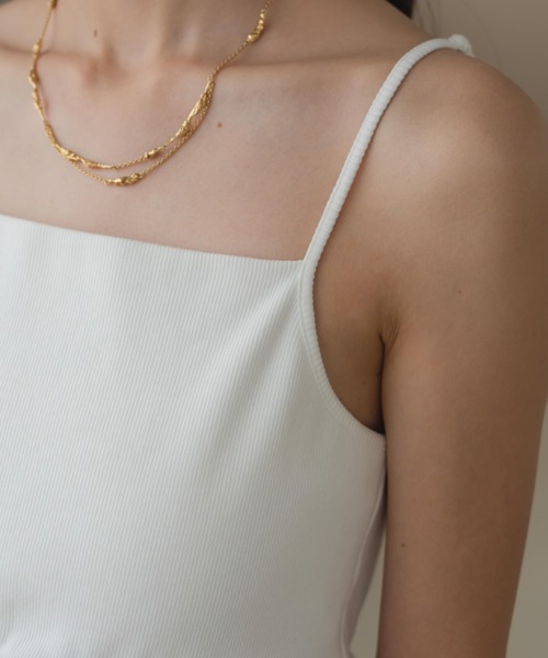 hinari（ヒナリ）の「リブフリルキャミ（キャミソール）」 - WEAR