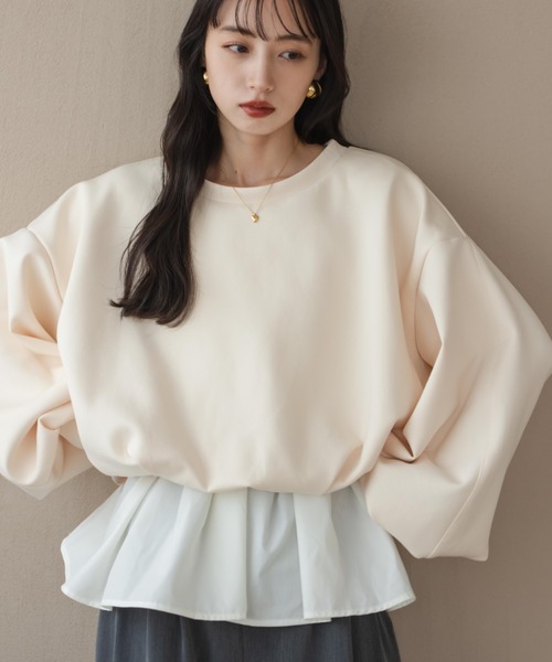 リブフリルキャミ（キャミソール）｜hinari（ヒナリ）のファッション