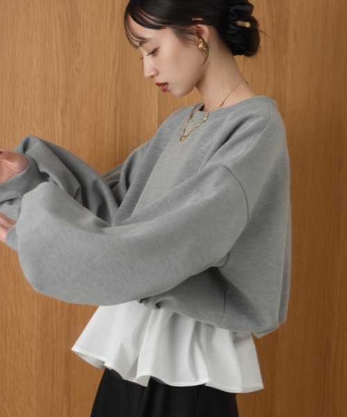 リブフリルキャミ（キャミソール）｜hinari（ヒナリ）のファッション