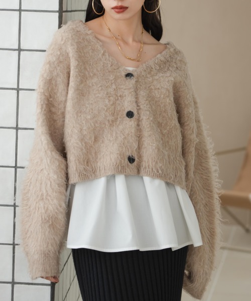 リブフリルキャミ（キャミソール）｜hinari（ヒナリ）のファッション