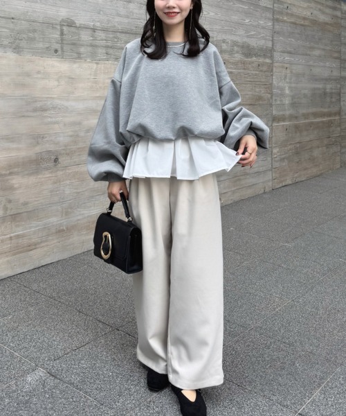 リブフリルキャミ（キャミソール）｜hinari（ヒナリ）のファッション