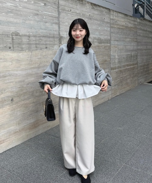 リブフリルキャミ（キャミソール）｜hinari（ヒナリ）のファッション