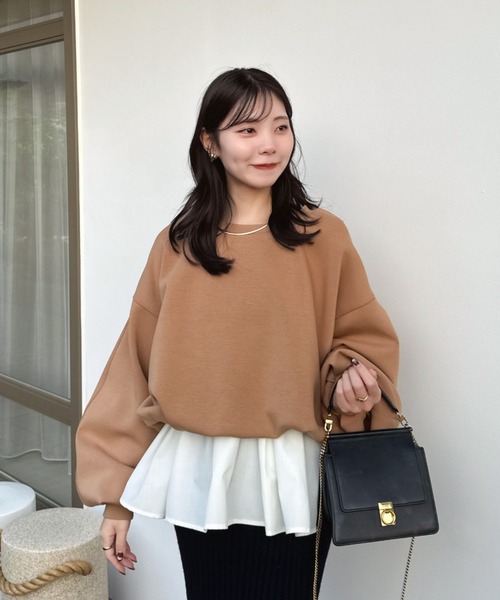 リブフリルキャミ（キャミソール）｜hinari（ヒナリ）のファッション