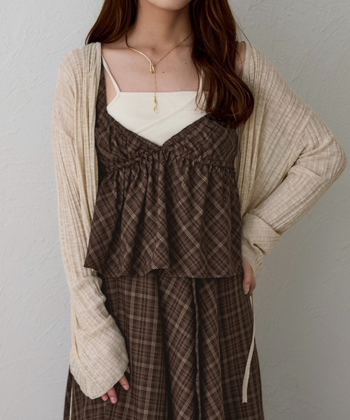 セール】【apres jour clair】【セットアップ可能】チェックリボン