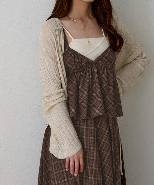 セール】【apres jour clair】【セットアップ可能】チェックリボン