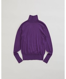 THE SHINZONE COTTON SILK HIGH NECK KNIT