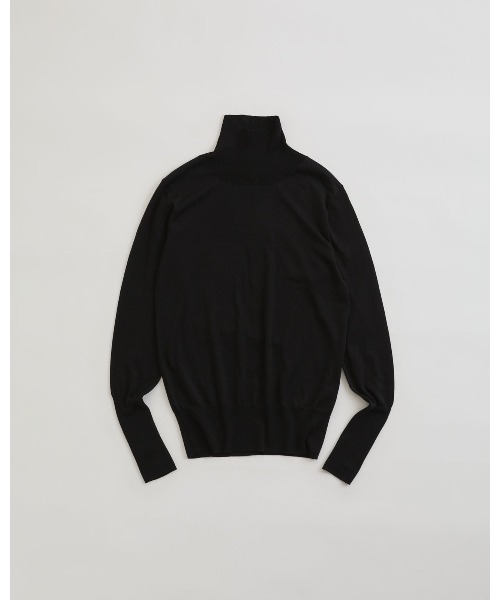 THE SHINZONE(ザ シンゾーン)の「THE SHINZONE COTTON SILK HIGH NECK KNIT(ニット/セーター・レディース・グレー/ブラック/ブラウン/パープル・FREE)」の2枚目の写真