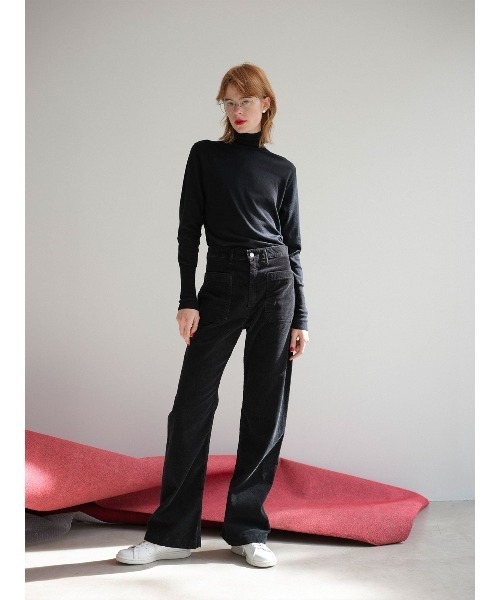 THE SHINZONE(ザ シンゾーン)の「THE SHINZONE COTTON SILK HIGH NECK KNIT(ニット/セーター・レディース・グレー/ブラック/ブラウン/パープル・FREE)」の6枚目の写真