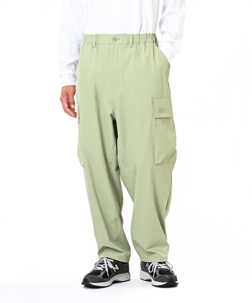 セール】ストレッチナイロンワイドカーゴ（カーゴパンツ）｜New