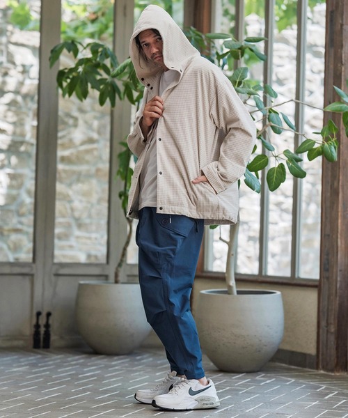 CAMBIO（カンビオ）の「ms6261-Waffle Corduroy Hoode Shirts フーディーシャツ(A55725cmb)（シャツ/ブラウス・メンズ・ブラック/キナリ/チャコール/ベージュ・S/M/L）」の12枚目の写真