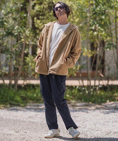 CAMBIO（カンビオ）の「ms6261-Waffle Corduroy Hoode Shirts フーディーシャツ(A55725cmb)（シャツ/ブラウス・メンズ・ブラック/キナリ/チャコール/ベージュ・S/M/L）」の15枚目の写真