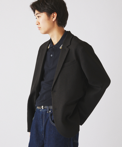 JOURNAL STANDARD relume（ジャーナルスタンダード　レリューム）の「TECH ウーリッシュウォーム ジャケット (セットアップ対応可能)（テーラードジャケット・メンズ・ブラウン/ブラック/グレー・MEDIUM/LARGE）」の16枚目の写真