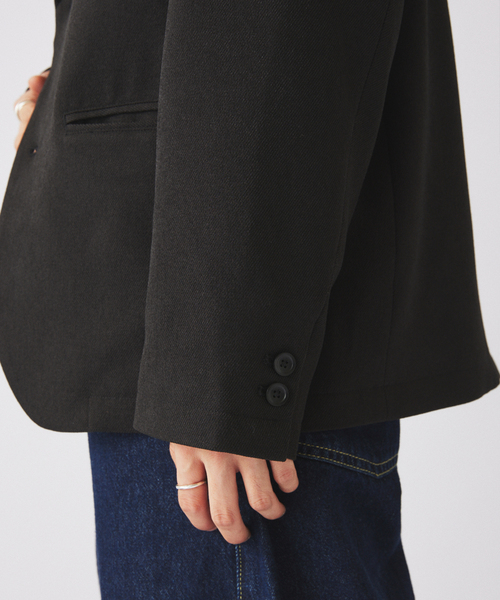 JOURNAL STANDARD relume（ジャーナルスタンダード　レリューム）の「TECH ウーリッシュウォーム ジャケット (セットアップ対応可能)（テーラードジャケット・メンズ・ブラウン/ブラック/グレー・MEDIUM/LARGE）」の19枚目の写真