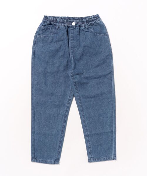 Smoothy(スムージー)の「Smoothy Buggy Denim pants / スムージー バギーデニムパンツ(デニムパンツ・キッズ・ブラック/インディゴブルー・120/130/140/150/160)」の5枚目の写真