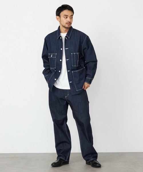 EDWIN エドウィン 505 カバーオール デニムジャケット セットアップ