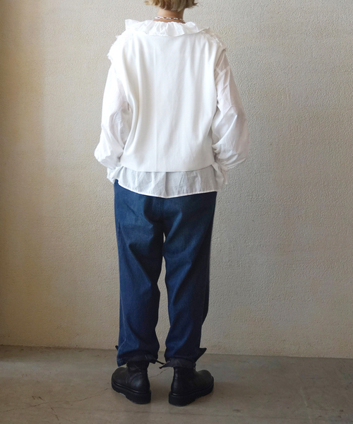 12OZデニム サルエルパンツ（デニムパンツ）｜JOURNAL STANDARD LUXE