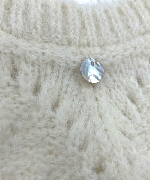 DAY CLOSET（デイ クローゼット）の「【重ねるだけでこなれ感】中厚手リブ編みニットベスト レディース（ベスト・レディース・イエロー/ホワイト/ライトグレー/ブルー・FREE）」の14枚目の写真