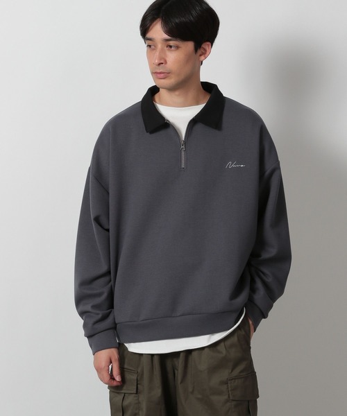 ポンチロゴハーフジップ / 595107（スウェット）｜LAKOLE（ラコレ）の