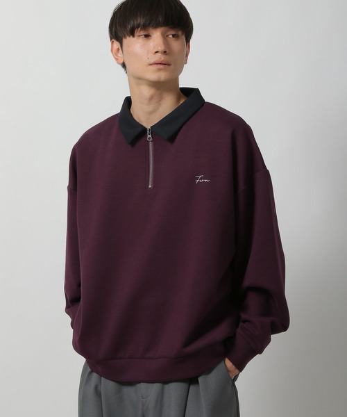 LAKOLE（ラコレ）の「ポンチロゴハーフジップ / 595107（スウェット・メンズ・ブラック/インディゴブルー/チャコール/ホワイト/ボルドー・X-LARGE/LARGE/MEDIUM）」の5枚目の写真