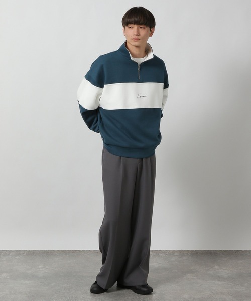 ポンチロゴハーフジップ / 595107（スウェット）｜LAKOLE（ラコレ）の