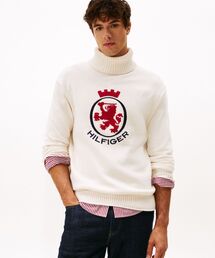 TOMMY HILFIGER | グラフィックロールネックセーター(ニット/セーター)