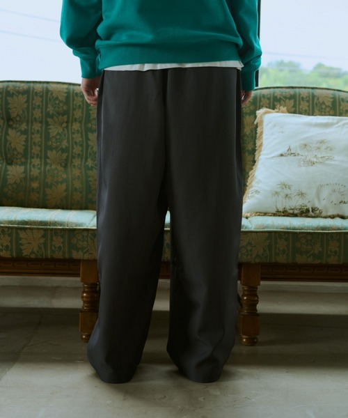 BROKEN BASE(ブロークンベース)の「Double Tuck Slacks / ダブルタックスラックス(スラックス・メンズ・グレー/ネイビー・SMALL/MEDIUM/LARGE)」の21枚目の写真