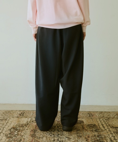 BROKEN BASE(ブロークンベース)の「Double Tuck Slacks / ダブルタックスラックス(スラックス・メンズ・グレー/ネイビー・SMALL/MEDIUM/LARGE)」の5枚目の写真