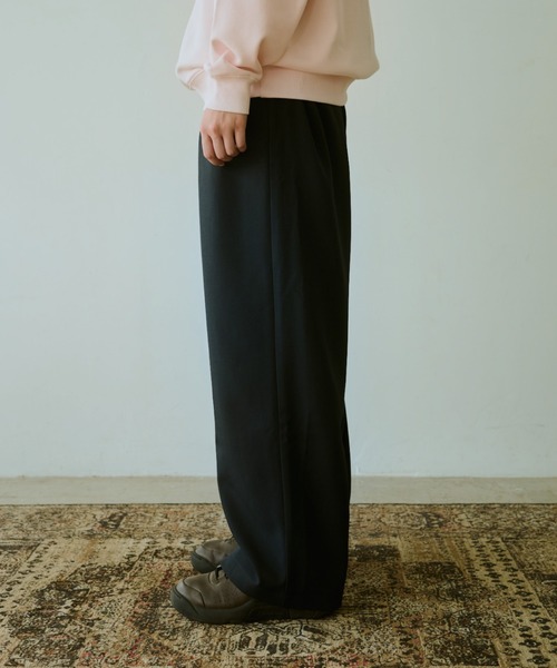 BROKEN BASE(ブロークンベース)の「Double Tuck Slacks / ダブルタックスラックス(スラックス・メンズ・グレー/ネイビー・SMALL/MEDIUM/LARGE)」の4枚目の写真